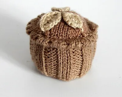 £5.50 • Buy Knitted Pork Pie Chocolate Orange Cover - Christmas Gift  NEW