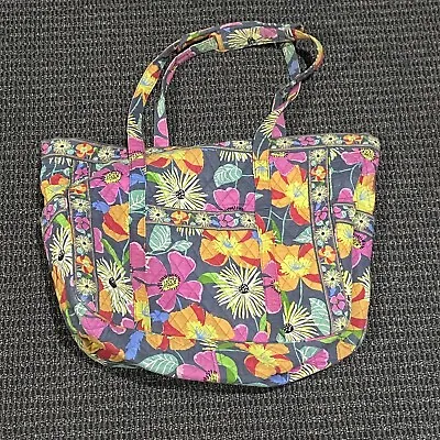 Vera Bradley Grand Tote Jazzy Blooms Floral Extra Large 23 X14  • $34.95