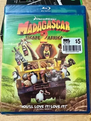 BLU RAY ~ Madagascar: Escape 2 Africa (Blu-ray Disc 2009) BRAND NEW! • $6.50