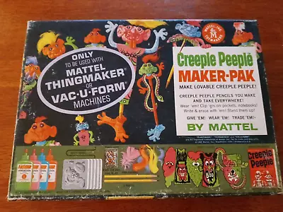 Mattel Thingmaker Creeple Peeple Maker-Pak 1965 • $35