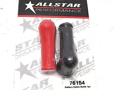 Allstar Battery Cable Boots Terminal Covers Starter Connections 2pk Red/Black • $11.39