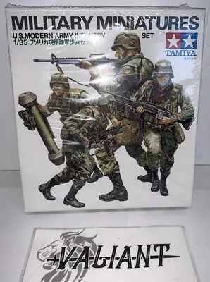 Tamiya U.S. Modern Army 1:35 Infantry Military Miniatures Model Kit 35133-500 • $18