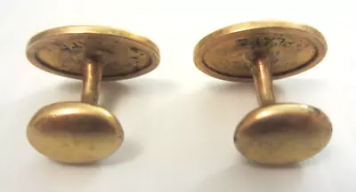  Pair Of Men's Vintage Highly Desirable KREMENTZ Gold Plated Cuff Links ☆ • $19.95