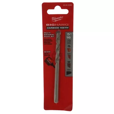 Milwaukee Tool 49-56-9300 5/16  BIG HAWG With Carbide Teeth Pilot Bit • $7.94