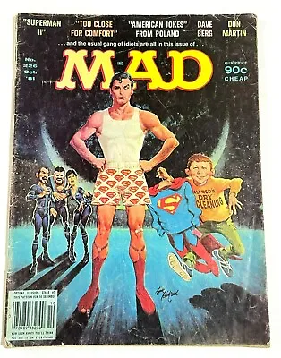 MAD MAGAZINE 226 1981 Superman II Underwear Poland Satire Don Martin Dave Berg  • $7.50