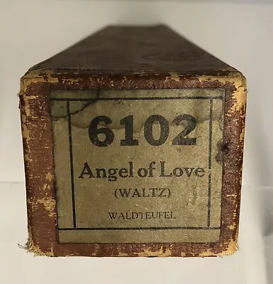 Royal Music Player Piano Roll Angel Of Love #6102 Waldteufel Waltz Vintage • $5
