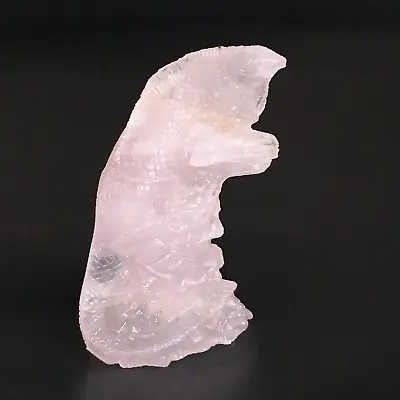 $0.99 • Buy Natural Crystal Rose Quartz Mineral Rough Stone, Hand Sculpture   Lizard