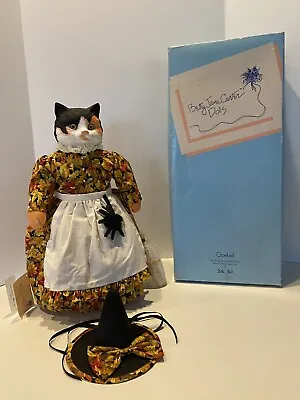 Goebel Betty Jane Carter   Candy Corn  Musical Cat Porcelain Doll Halloween Fall • $59.99