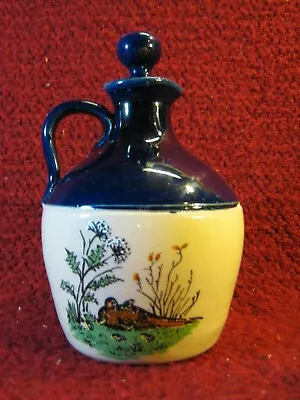 Vintage Lindisfarne Mead Mini Jug With Pheasants Signed P. F. Alexander EMPTY • $19.99