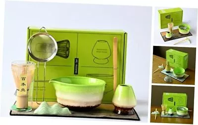 Japan Matcha Set Matcha Whisk Matcha Bowl With Pouring Spout Scoop Matcha  • $41.94