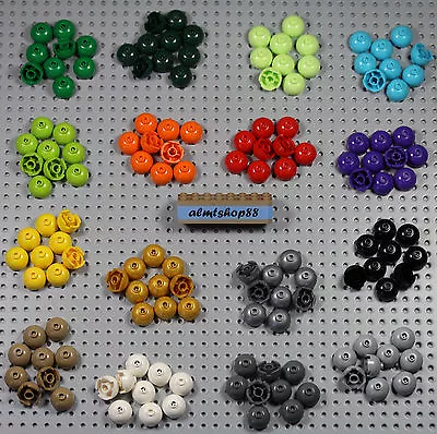 LEGO - 2x2 Round Bricks Dome Top - PICK YOUR COLORS - Bottom Axle Holder 553 Lot • $2.99