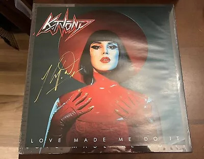 KAT VON D SIGNED 12X12 PROMO Poster  AUTOGRAPH RED ALBUM VINYL RECORD SEALED • £72.39