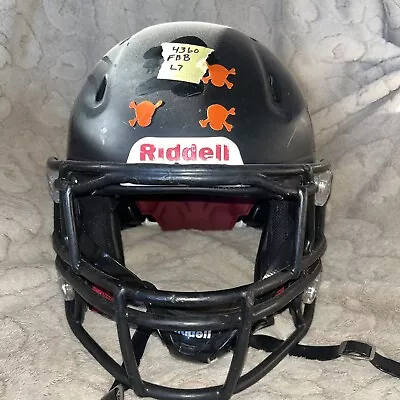 Riddell Speed 360 Large Football Helmet (Flat Black W/ Black Face Mask) • $70