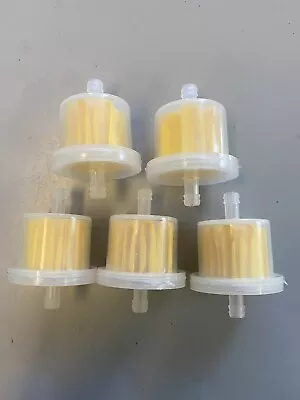 5 X RIDE ON MOWER FUEL FILTER BRIGGS AND STRATTON  JOHN DEERE  TECUMSEH • $15.95