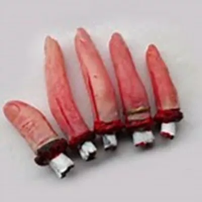 Severed Fingers Mould Silicone Halloween Fondant Icing Biscuits Chocolates Resin • £6.95