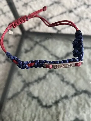 Links Of London Red Blue Tie Friendship Bracelet Olympics 2012 Team GB • £15