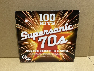 £4.25 • Buy Supersonic 70s 100 Hits Classic Sounds Of The 70s 5 CD Album