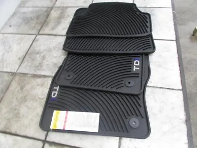 2015 GOLF EXCEPT GTI OEM New Floor Mats MK7 All Season TDI Logo 5G1061550A041 • $145