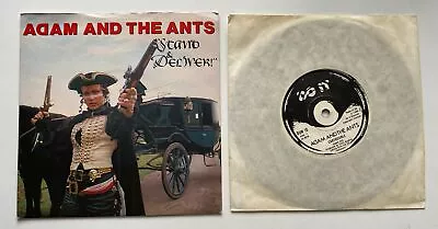 Adam And The Ants 7” Vinyl Records Stand & Deliver Cartrouble 1980’s Punk Pop • £5