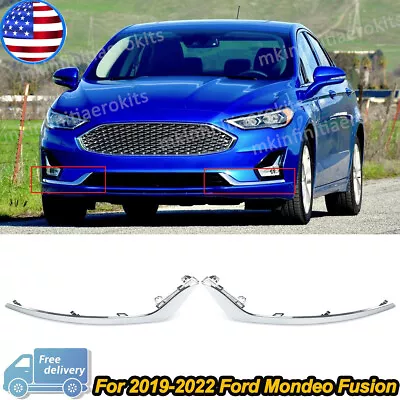 For Ford Fusion 2019-2020 Chrome Front Fog Lamp Light Strip Trim Left + Right • $45.98