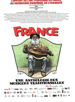 2009 Record Catalog For French Label -  Cds With R Crumb Art - Signed By Crumb • $99