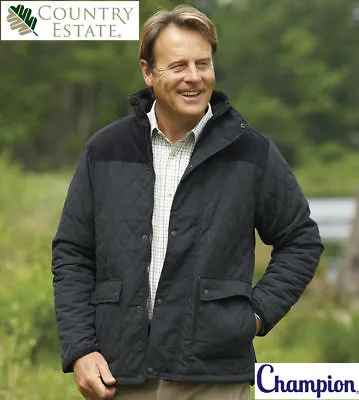 £28.99 • Buy Champion Men's Warm Fleece Lined Thick Comfortable Lewis Jacket Coat