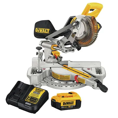 DEWALT DCS361M1 20V MAX Cordless 7 1/4 In. Sliding Miter Saw Kit (4 Ah) New • $384.99