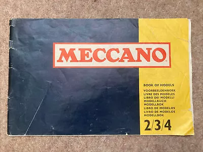 MECCANO  Book Of Models 2/3/4 • £2.50