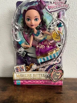 Ever After High Way To Wonderland Madeline Hatter 17  Extra Tall Doll New In Box • $69.95