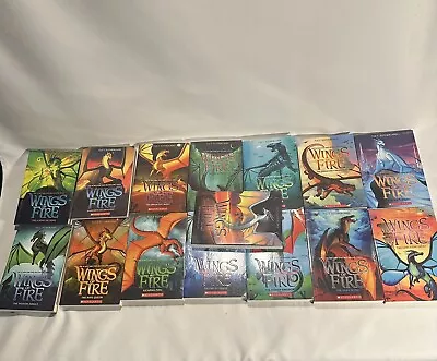 15 X Wings Of Fire Books Chapter Book Set Sets By Tui T. Sutherland 1-15 • $54.99