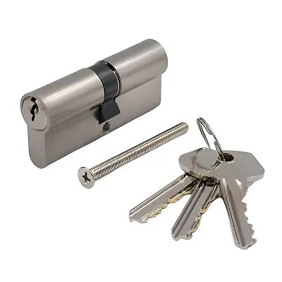 Euro Cylinder Door Lock Barrel UPVC PVC Aluminium Doors Anti Pick 6 Pin Security • £11.59