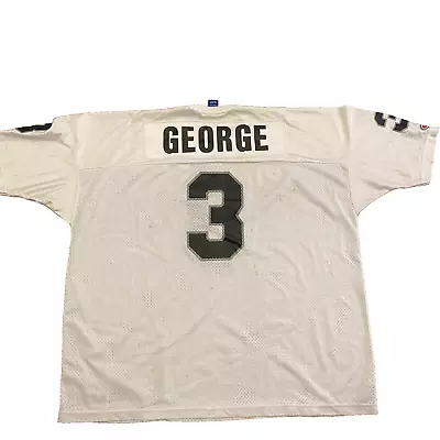 VTG Champion Jeff George #3 Sz 2XL - 3XL Oakland Raiders NFL Football Jersey • $35.75