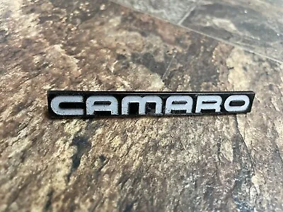 82-92 Camaro Original Dashboard Dash Emblem Passenger Side Plate Gm • $13.84