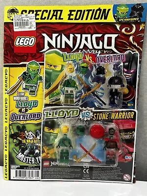 Lego Ninjago Legacy Magazine Issue 18 + 4 Minifigures Lloyd Overlord Stone… • $40