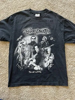 Vintage Aerosmith Concert Your Shirt 2002 Size L Authentic  • $29.99