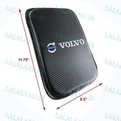 New Embroidery For VOLVO Carbon Center Console Armrest Cushion Mat Pad Cover X1 • $9.99