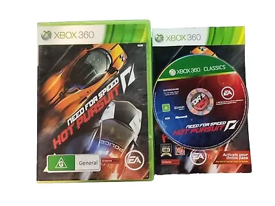 Need For Speed Hot Pursuit PAL Microsoft Xbox 360 - Complete W Manual FREE POST • $7.90