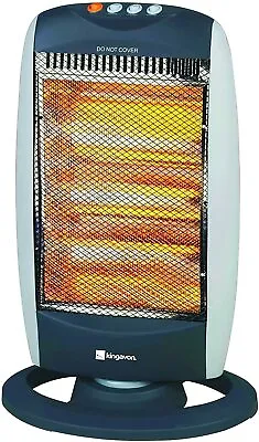 £26.99 • Buy Portable Halogen Electric Heater 1200w For Home Office 3 Bar Uk Seller