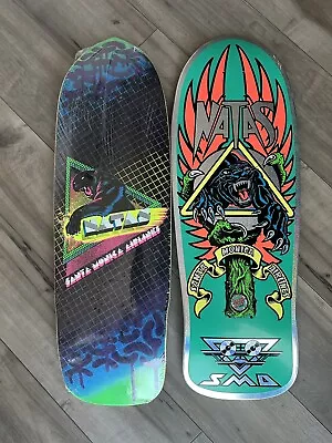 NATAS Skateboard NEON Screened SMA Santa Cruz And Neon Panther Blind Bag Rare • $150