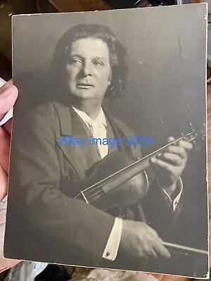 Ca.1913 EUGENE YSAYE Virtuoso VIOLINIST PICTORIALISM Portrait By B. Conti Of SF • $49.99