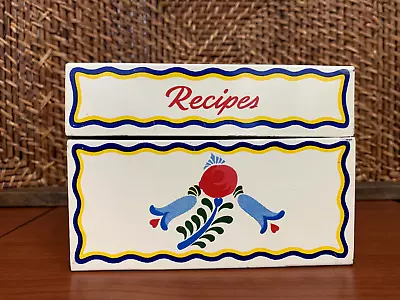 Vintage Ohio Art Tin Recipe Box • $12