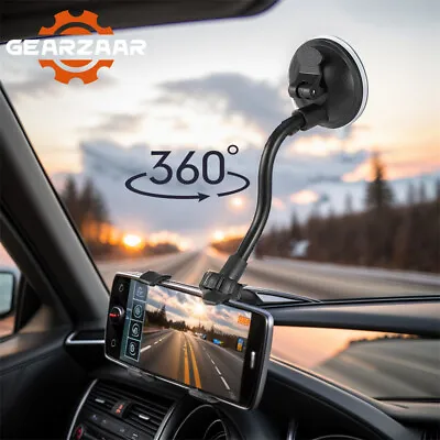 Universal 360° Rotating In Car Mobile Phone Holder Dashboard Windscreen Mount UK • £4.95