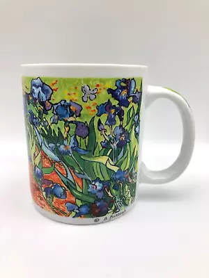Vincent Van Gogh Chaleur Master Impressionists Mug Cup Ceramic Irises Floral • $24.98