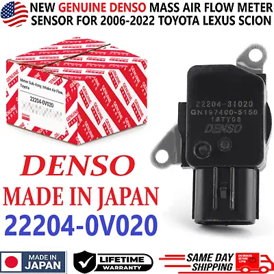 OEM DENSO Mass Air Flow Meter MAF Sensor For 2006-2022 Toyota Lexus 22204-0V020 • $179.95