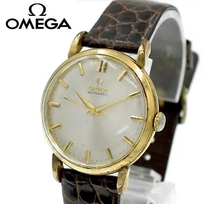 Omega Ref.2864-5SC Cal.501 Gold Automatic Mens Watch Authentic Working • $564.98