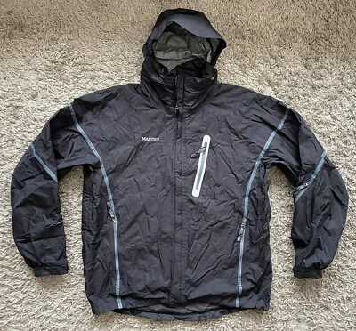 £19.50 • Buy Marmot Mens Nylon Polyamide Black Hooded Jacket Size Medium