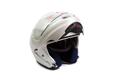 Full-Face PIAGGIO Openable White Pearled Measure XS 605852M01W • $180.18