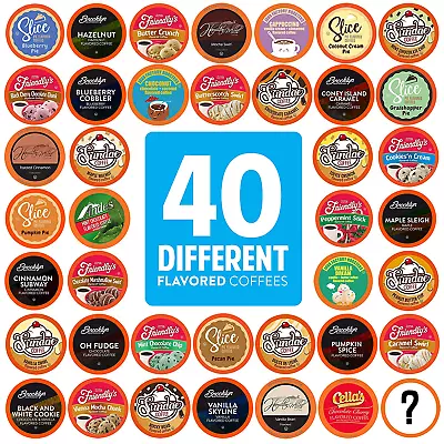 Flavored Coffee Pods Compatible With Keurig K Cup Brewers Assorted Variety Pack • $33