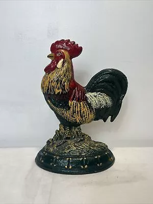 Vintage Cast Iron Rooster Door Stop • $30