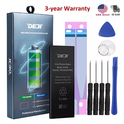  Internal Battery Replacement W/Tools Kit For Apple IPhone SE 5S 6S 6 7 Plus • $13.98